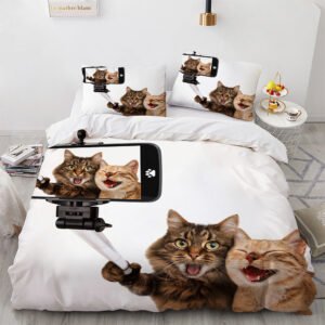 Cute Cat Bedding Duvet/ Quilt Cover Set